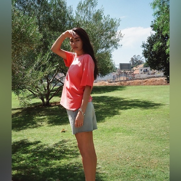 Mooji Mooji Sweat Shorts Aged Sage Green/Grey - Picture 4 of 10